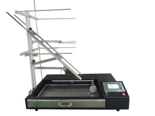 İyi fiyat EN71-2-2003 Kapsamlı Yanma Test Cihazı Oyuncak Alev Test PLC kontrolü çevrimiçi
