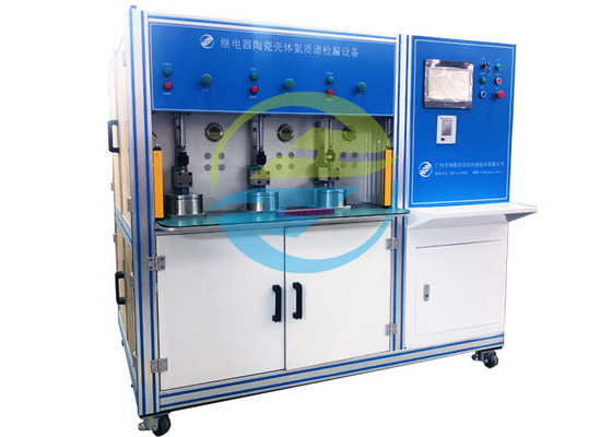 İyi fiyat Kapasite ≥ 205pcs/h Relay seramik kabuklu helium kütle spektrometri sızıntı tespit cihazı çevrimiçi