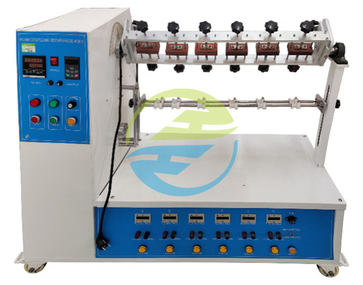 İyi fiyat UL817 Güç Kablosu Eğim Tester 6 istasyonlu Akıllı Algılama Çekici Güç Testi ± 180° Düzenlenebilir Yüksek Hassaslık Dayanıklı Tasarım çevrimiçi