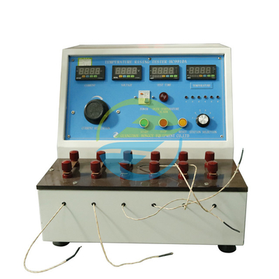 İyi fiyat HC9910A 6 İstasyon 0-150°C Yüksek hassasiyetli fiş düğmesi sıcaklık artışı testi 0-125A Akım testi <12V Voltaj 220V 50HZ Güç kaynağı IEC UL Standart Elektrik Güvenliği Test Ekipmanı Fiş soket testi çevrimiçi