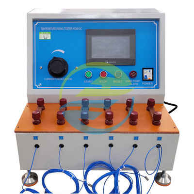 İyi fiyat 6 istasyonlu sıcaklık artışı test cihazı IEC 60898-1 standart test voltajı < 12V ile uyumludur. çevrimiçi