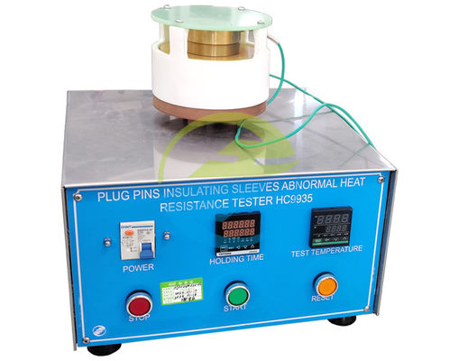 İyi fiyat IEC60884 Standard Compliance Plug Socket Tester with 20mm Brass Button Operation and 7±0.5mm Distance for Insulating Sleeve Testing çevrimiçi