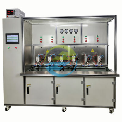 Kalite Otomotiv Bileşenleri için Altı İstasyonlu Su Pompası ve Valf Sızdırmazlık Kaçak Test Cihazları | Pompa Test Cihazları Üreticisi fabrika