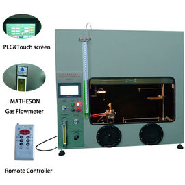 50W 500W Mitsubishi PLC Plastik Dikey Yatay Yanıcılık Tester UL94 Yangın Odası